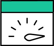 Speed gauge icon