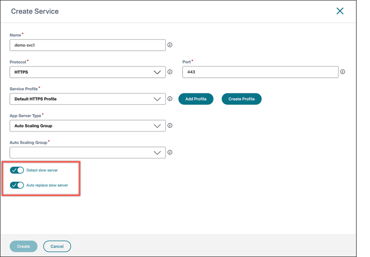 NetScaler intent-based configuration demo screnshot